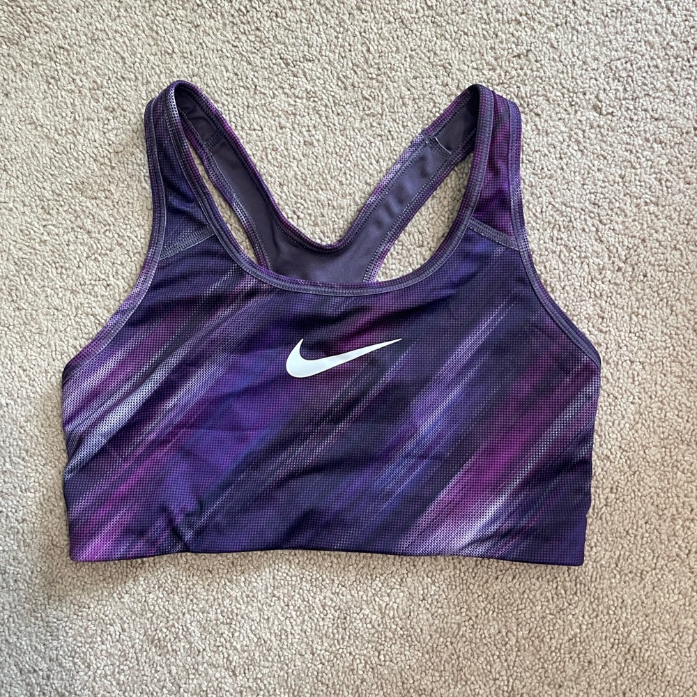 NIKE purple sports bra